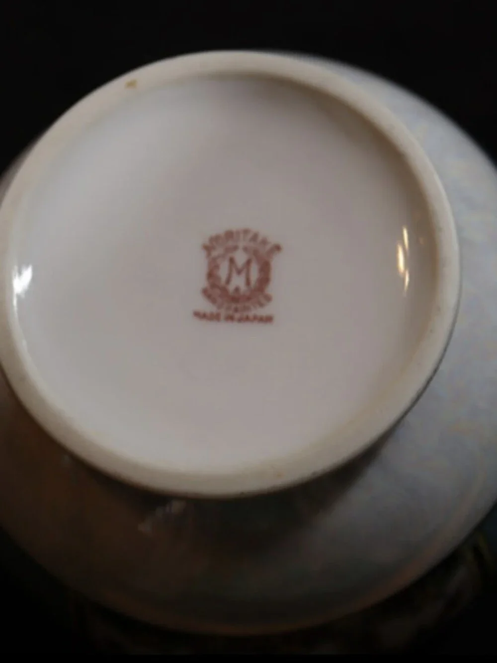 Vintage Noritake Morimura Fruit & Peacock Sugar Bowl with Lid & Creamer Set